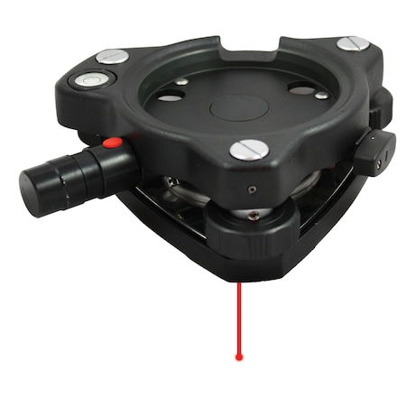 Sitepro 1300 Swiss-Style Tribrach W/ Laser Plummet, Black 05-1300-B